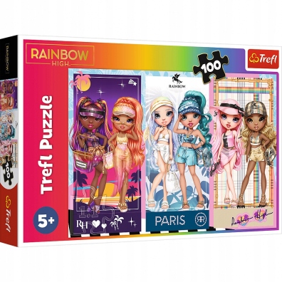 

Puzzle 100EL Rainbow High Trefl 16444