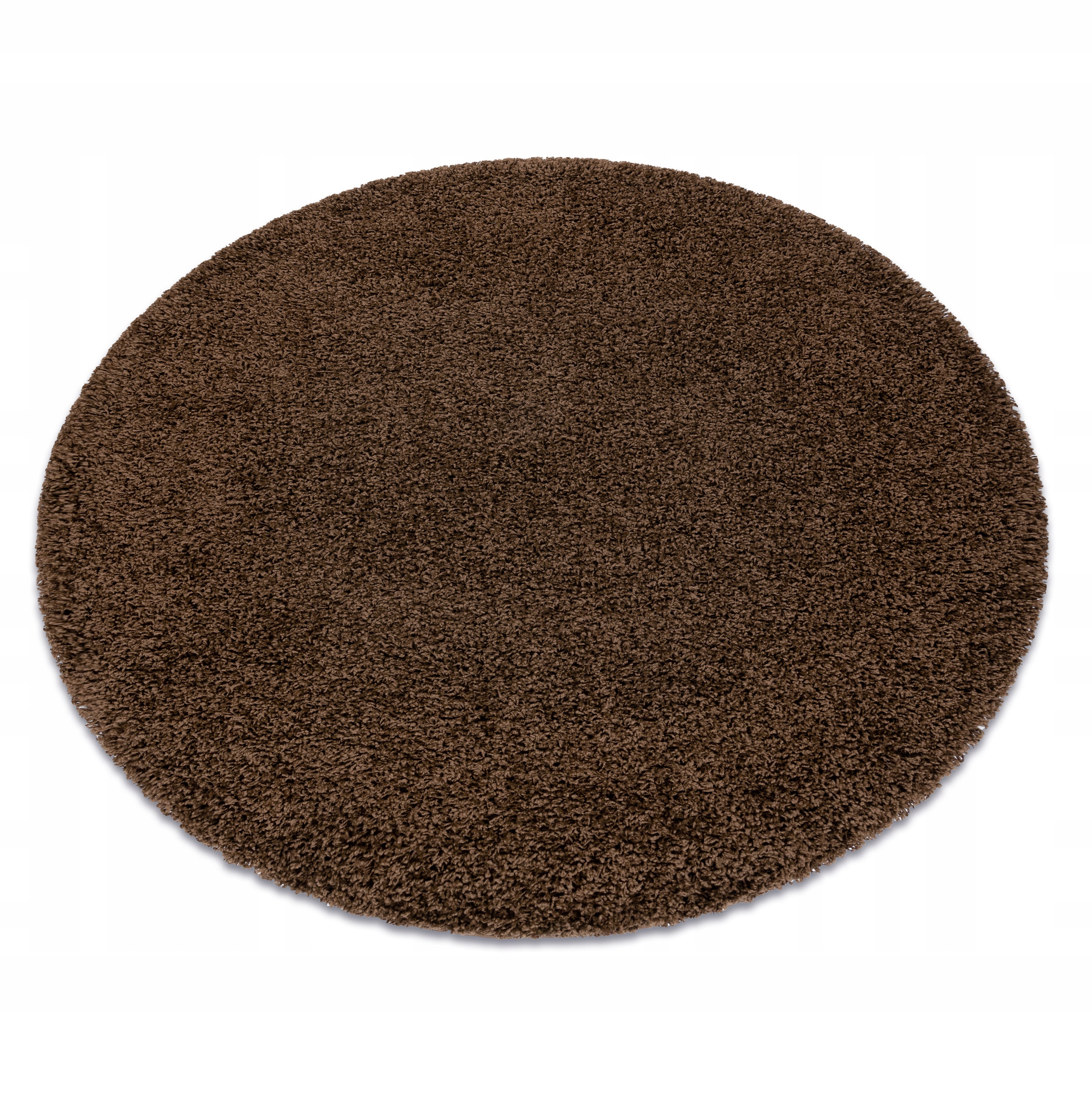 

Dywan Soffi shaggy Koło 120 cm gruby Brąz #AF217