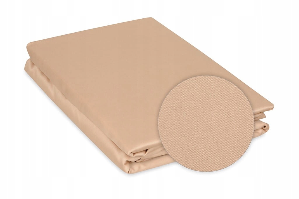 Posteľná Bielizeň Saténová jednofarebná 160x200 Kolekcia Gold Béžová obliečky 40x40