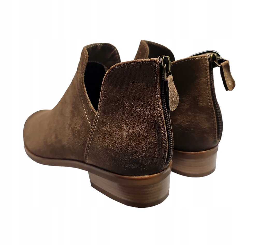 Botki Vinceza 10617 R.37 Beż Zamsz Rozmiar 37