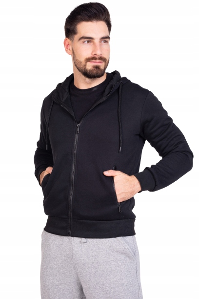 

Spaio Bluza męska dresowa z kapturem dresy - S