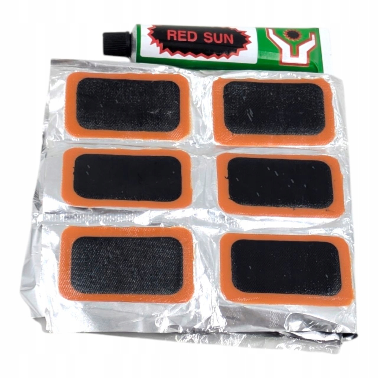 Łatki Do Opon 24 Szt Klej Red Zestaw Naprawczy RS2401 Samochód Rower Motor