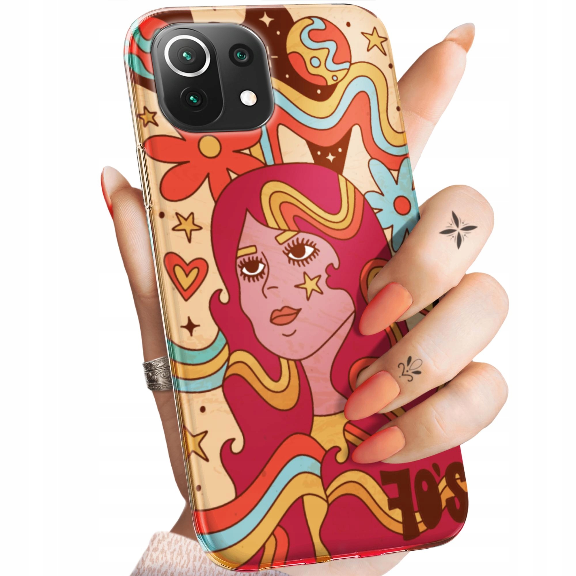 Etui Do Xiaomi MI 11 Lite 4G 5G Ne Hippie Peace Hippisi Obudowa