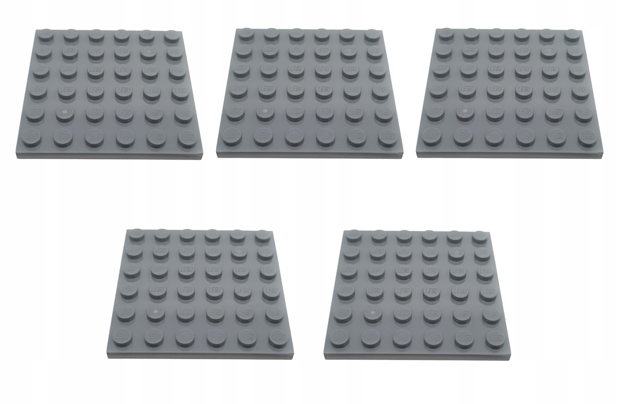 

Lego Płytka 6X6 Ciemny Szary 4211134 3958 5 Szt