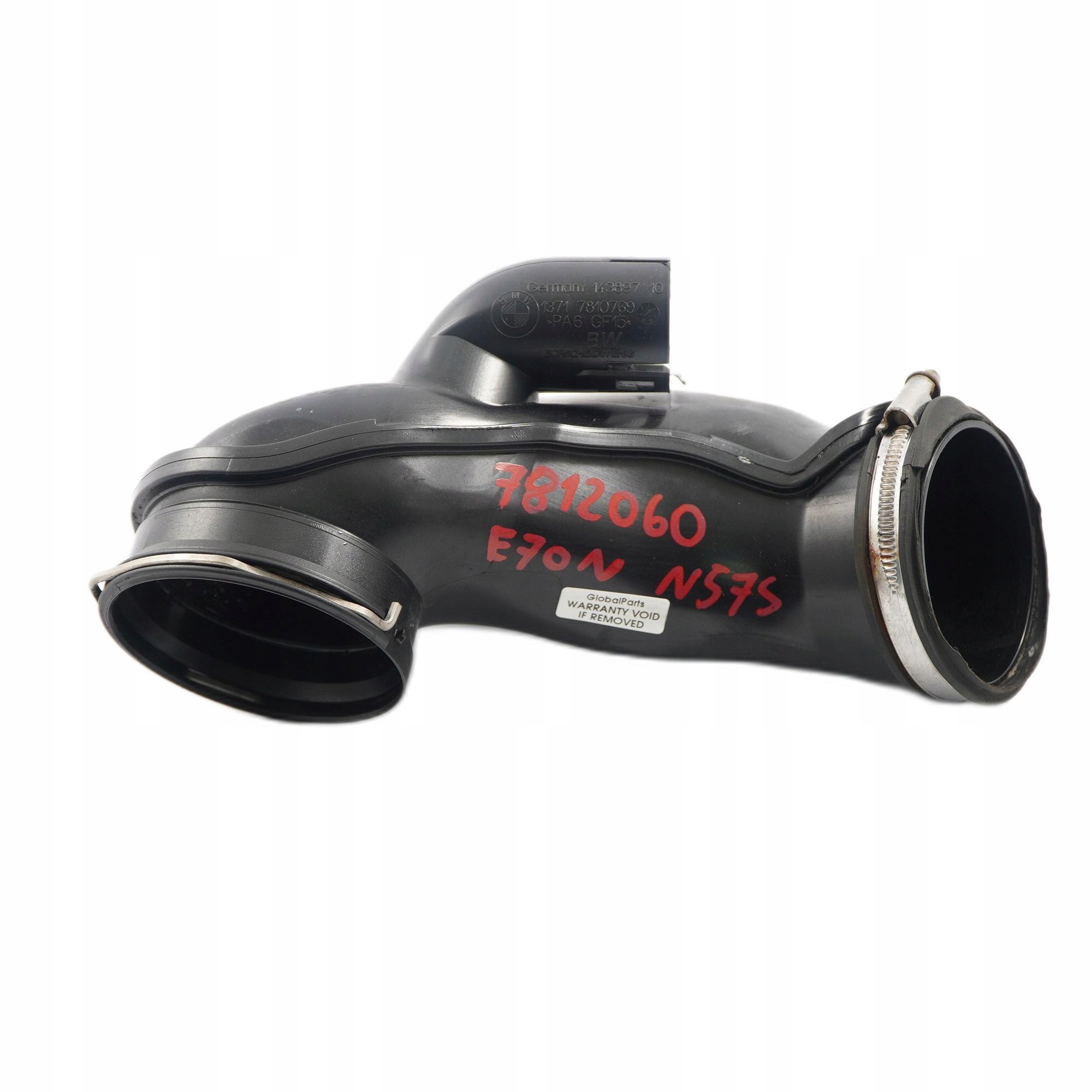 7812060 - BMW E70 LCI E71 40DX n57s Труба Турбо Впускний шланг