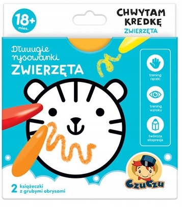 

Czuczu Długie Rysowanki Zwierzęta Chwytam Kredkę