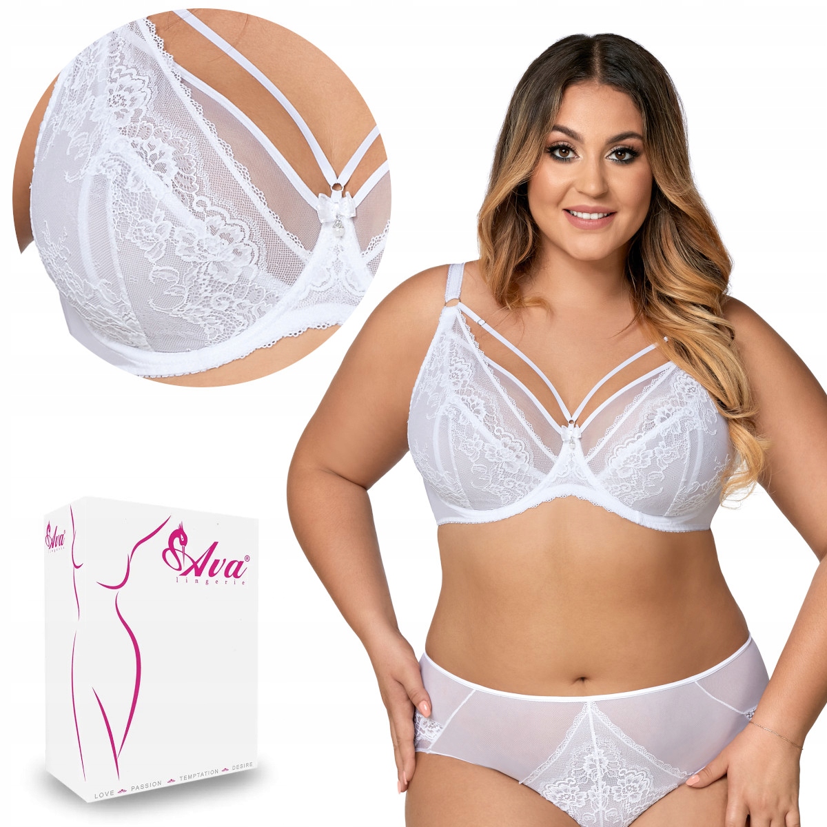 Podprsenka Soft Av 1824 měkká bílá 85B