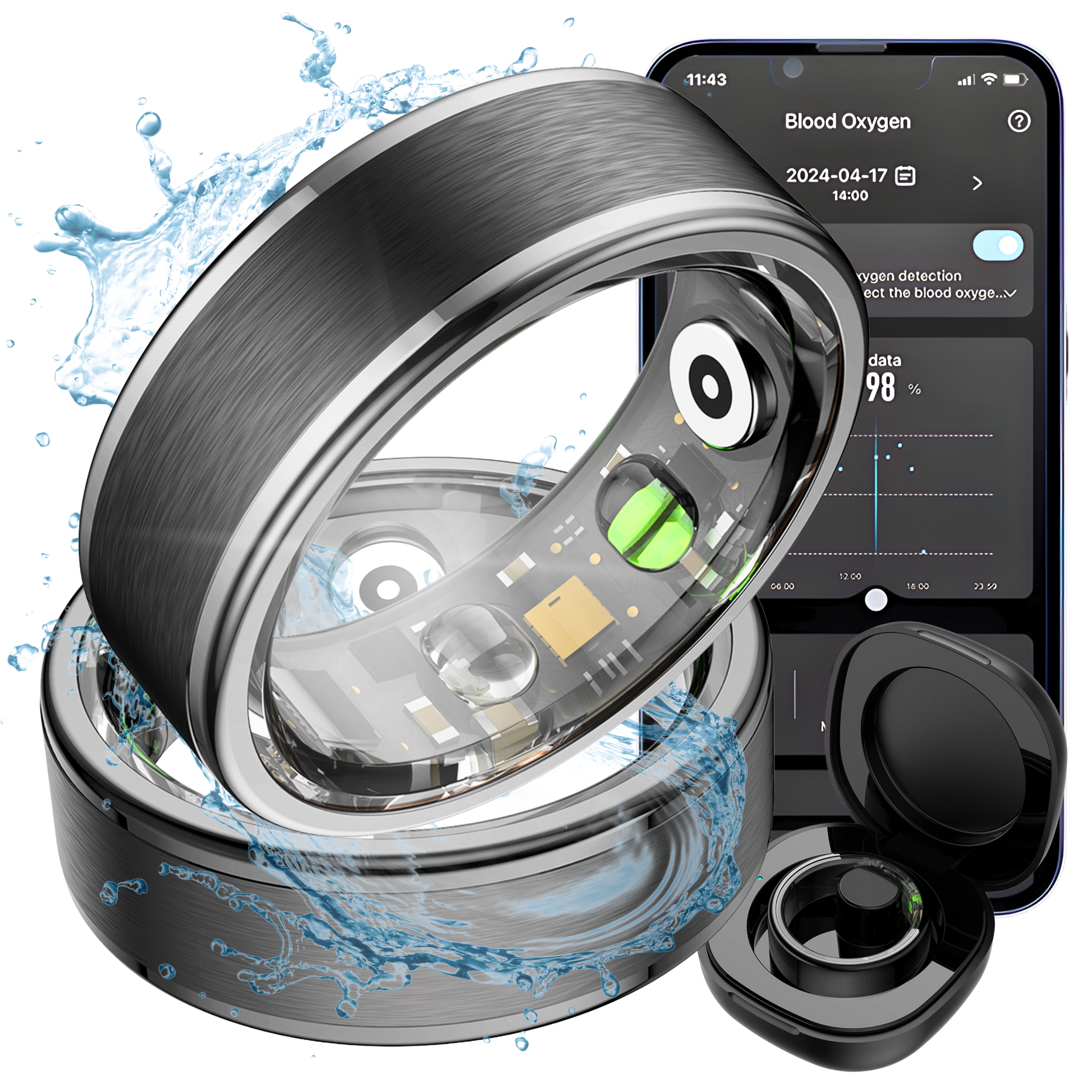 Smartring Colmi R03 20.3 Mm Smart Ring Roz. 11 Tryby Sportowe 5ATM