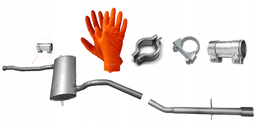 VOLVO C70 2.0 2.3 T5 (1997-2005) COUPE + CABRIO TŁUMIK KOŃCOWY