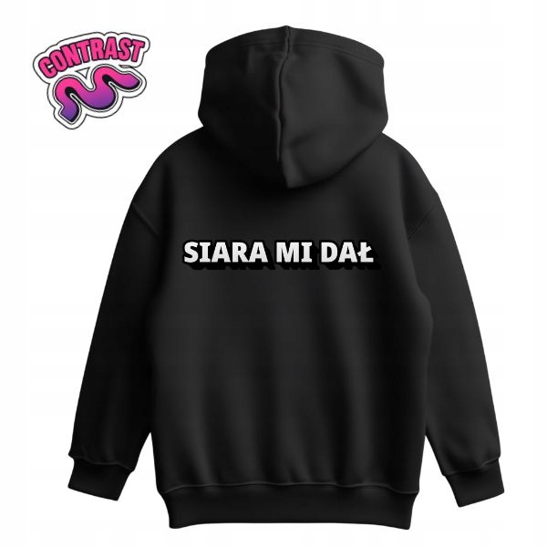 Mikina Černá Klokanka Vtipný Dárek Klier Klasik Síra MI Dal