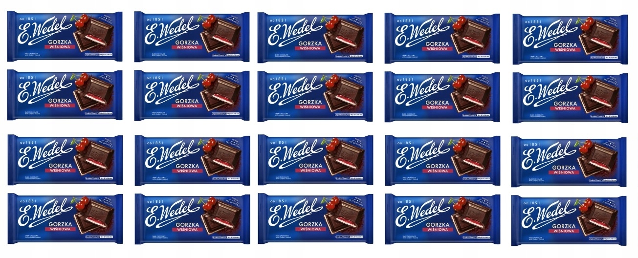 Levně 20x 100g Wedel hořká čokoláda v krabičce