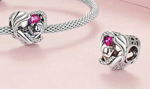 CHARMS SERCE MAMA CÓRKA RODZINA FAMILY LOVE Marka Inna marka