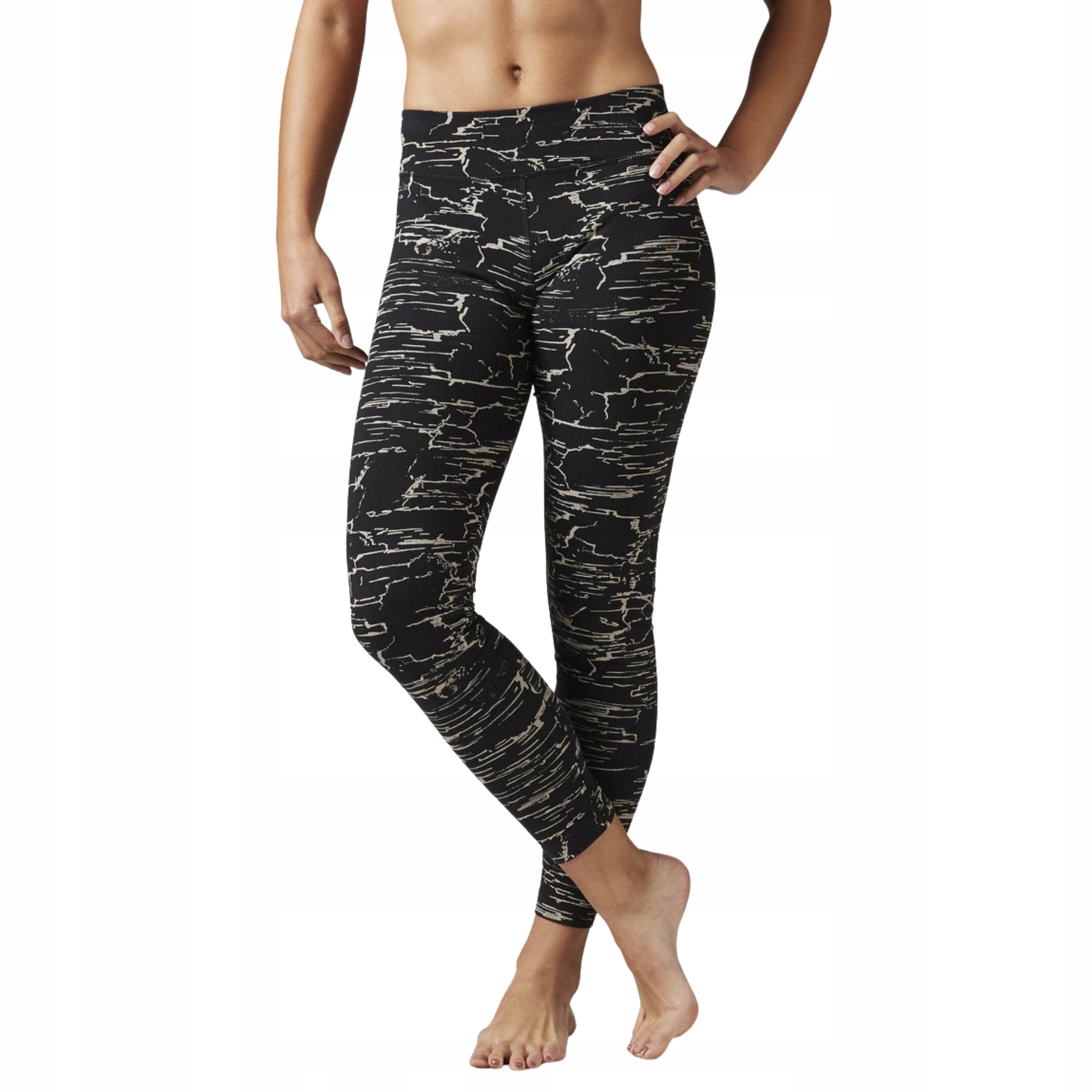 Damskie legginsy treningowe Reebok El Aop Legging Xs