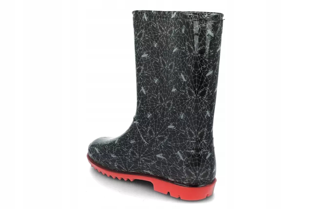 Kalosze chłopięce Spiderman gumowce na deszcz R28 Kolor czerwony