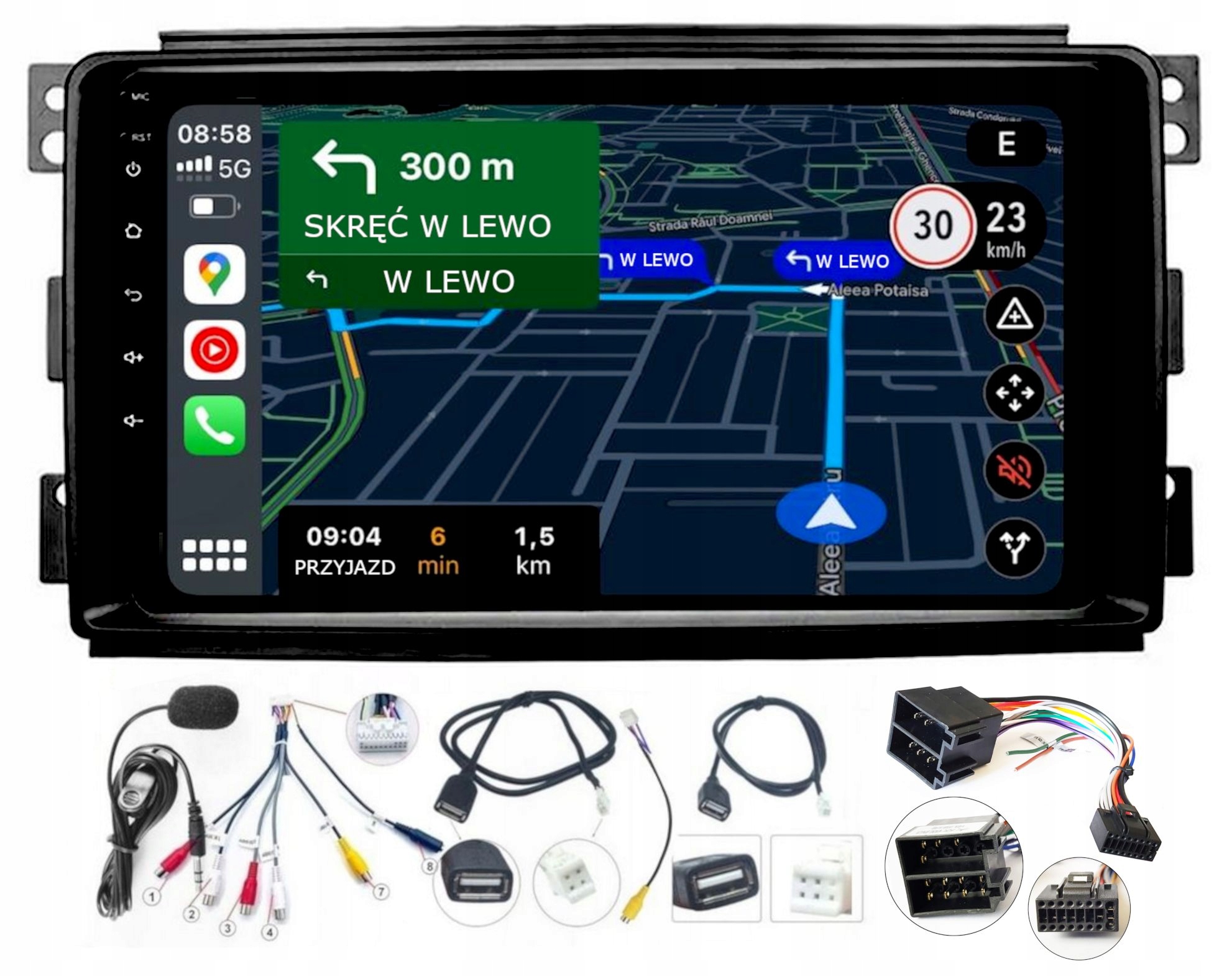 Autorádio Smart 2005-2010 Carplay Android-auto Bluetooth