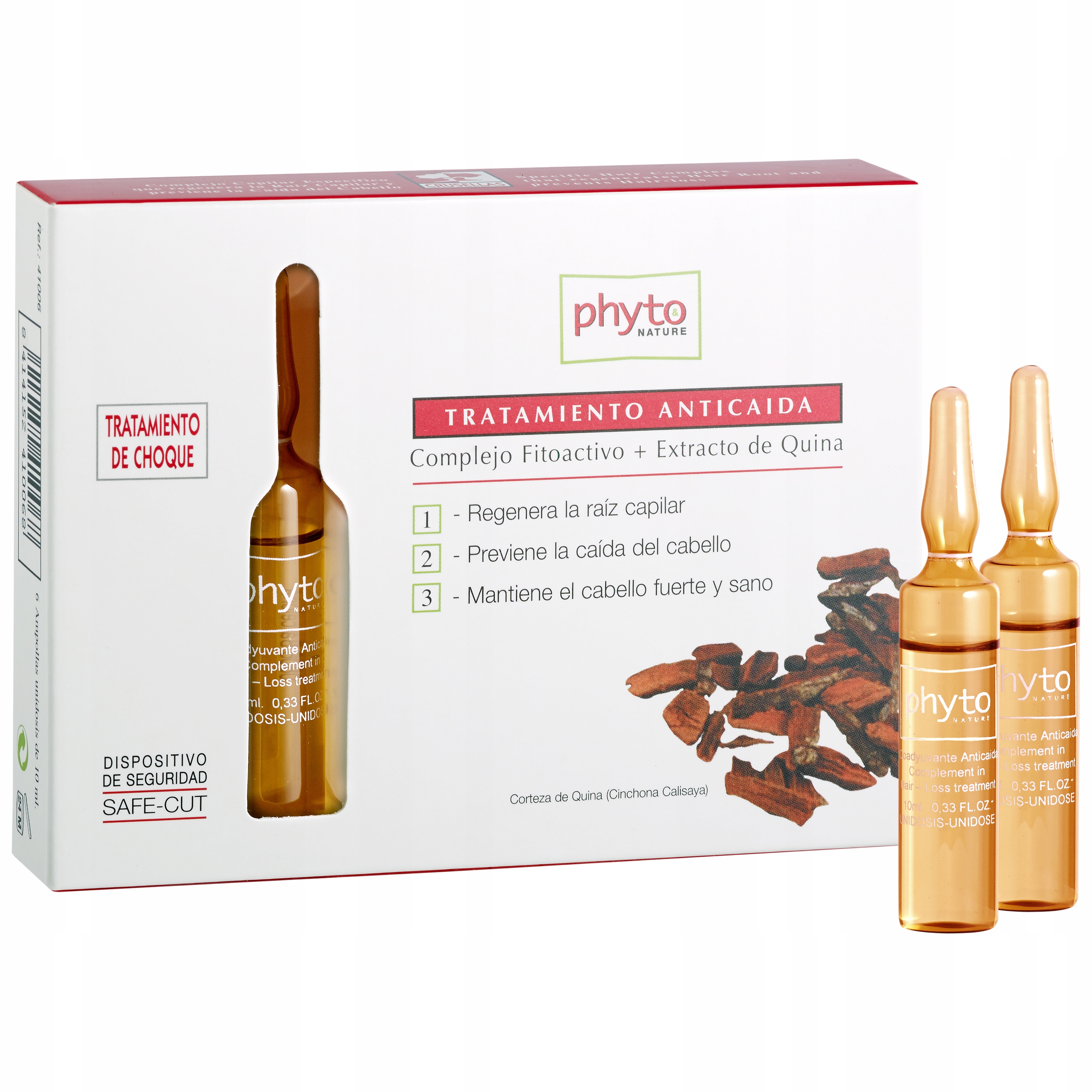 PHYTO NATURE ampułki wcierka wypadanie włosów 6x10