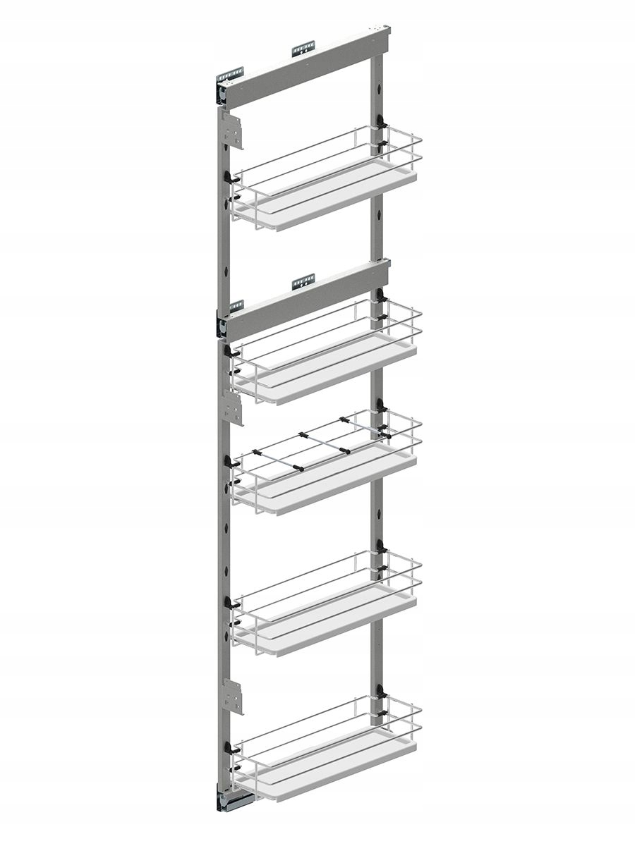 Kosz cargo maxi boczne Rejs Maxima Evo prawe 200/ 5 półek (1700-1900) chrom
