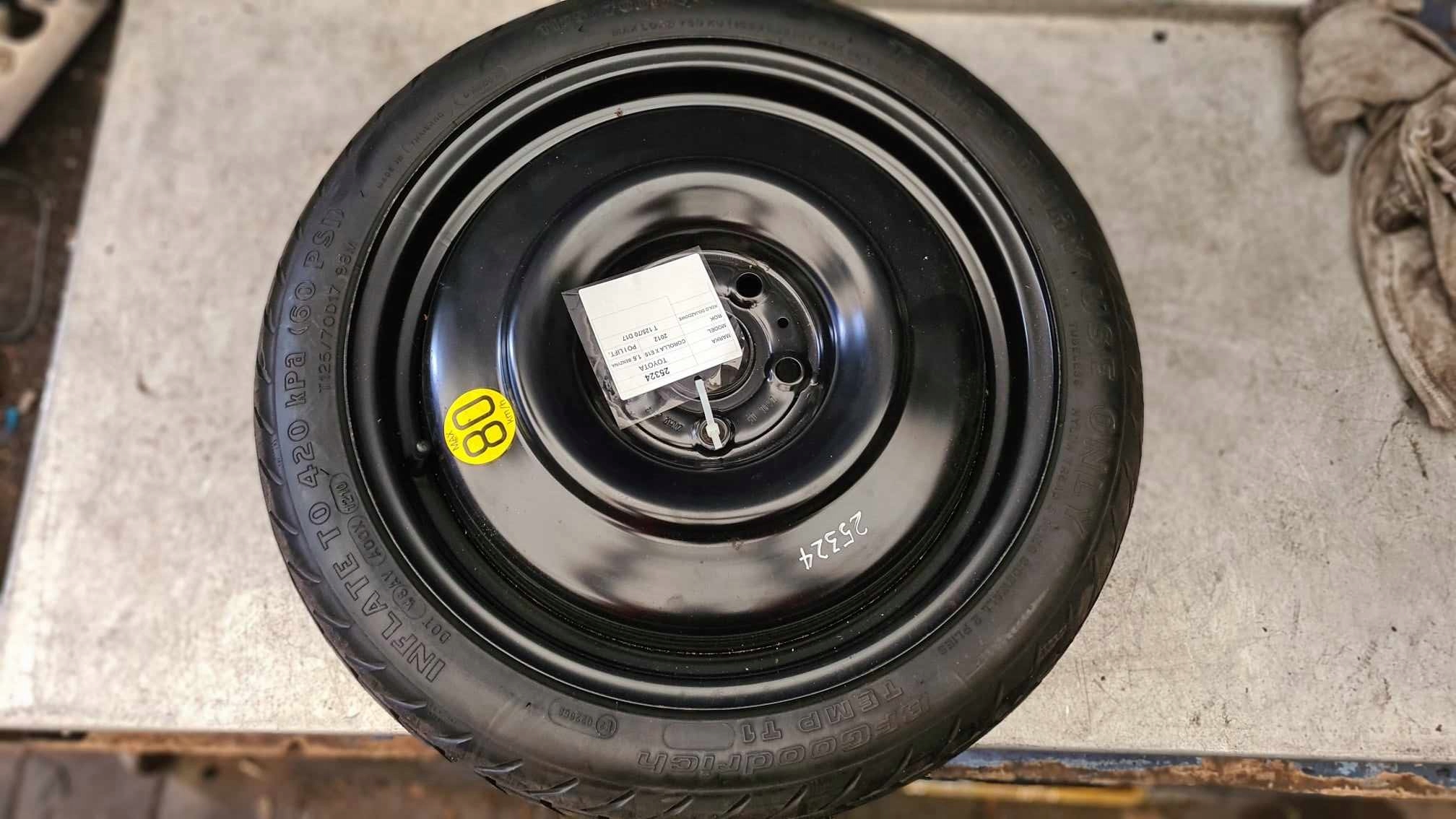 TOYOTA COROLLA E15 LIFT 2012r wheel spare 125/70D17