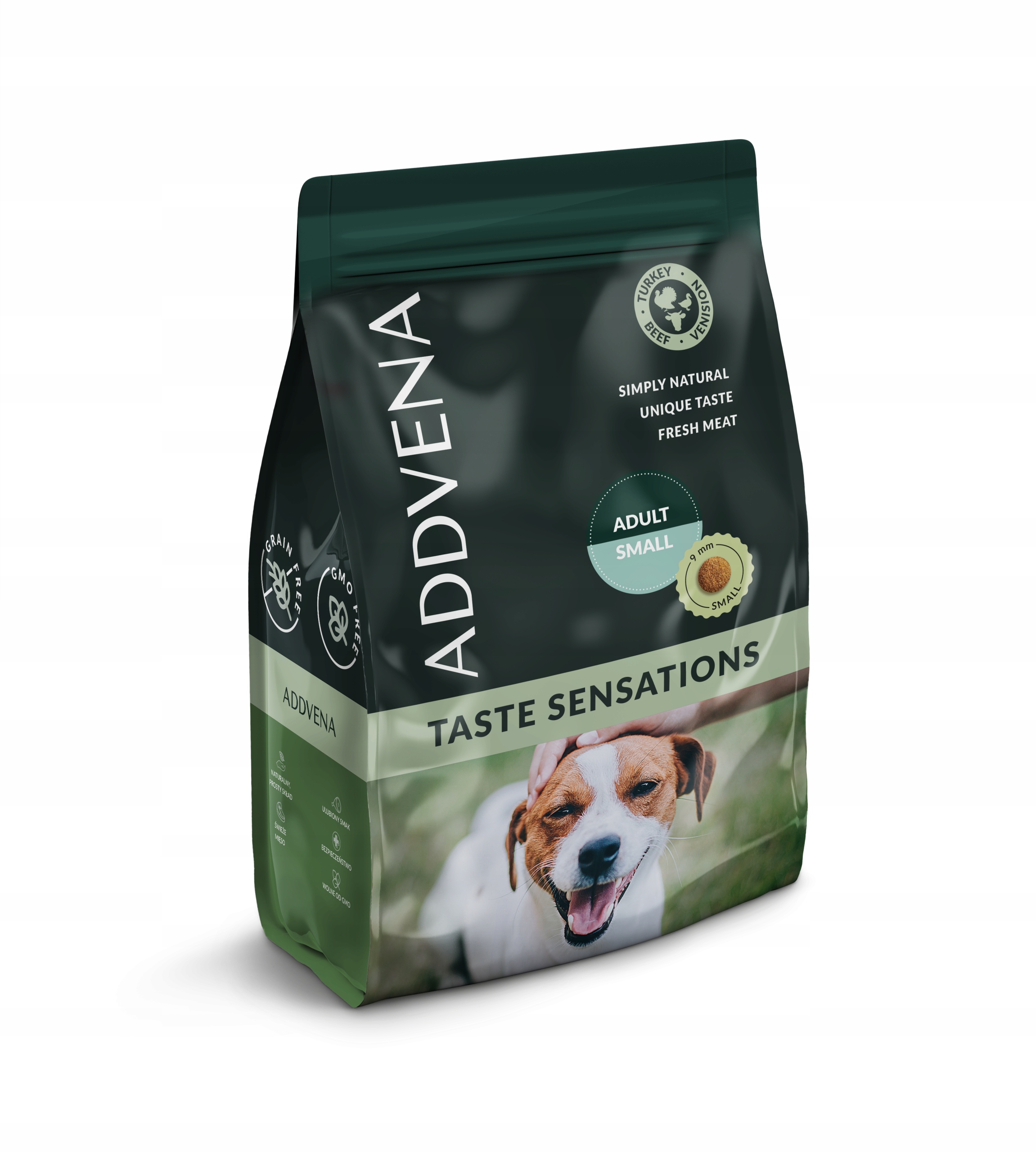 Levně Addvena Taste Sensations Adult Small 2,5 kg krmivo pro psy bez obilovin