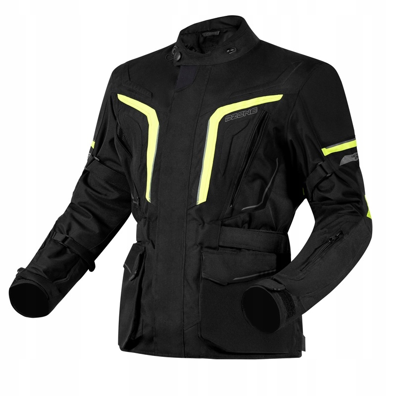 Ozone Sahara Black/Fluo Yellow Textilná bunda Na Darček