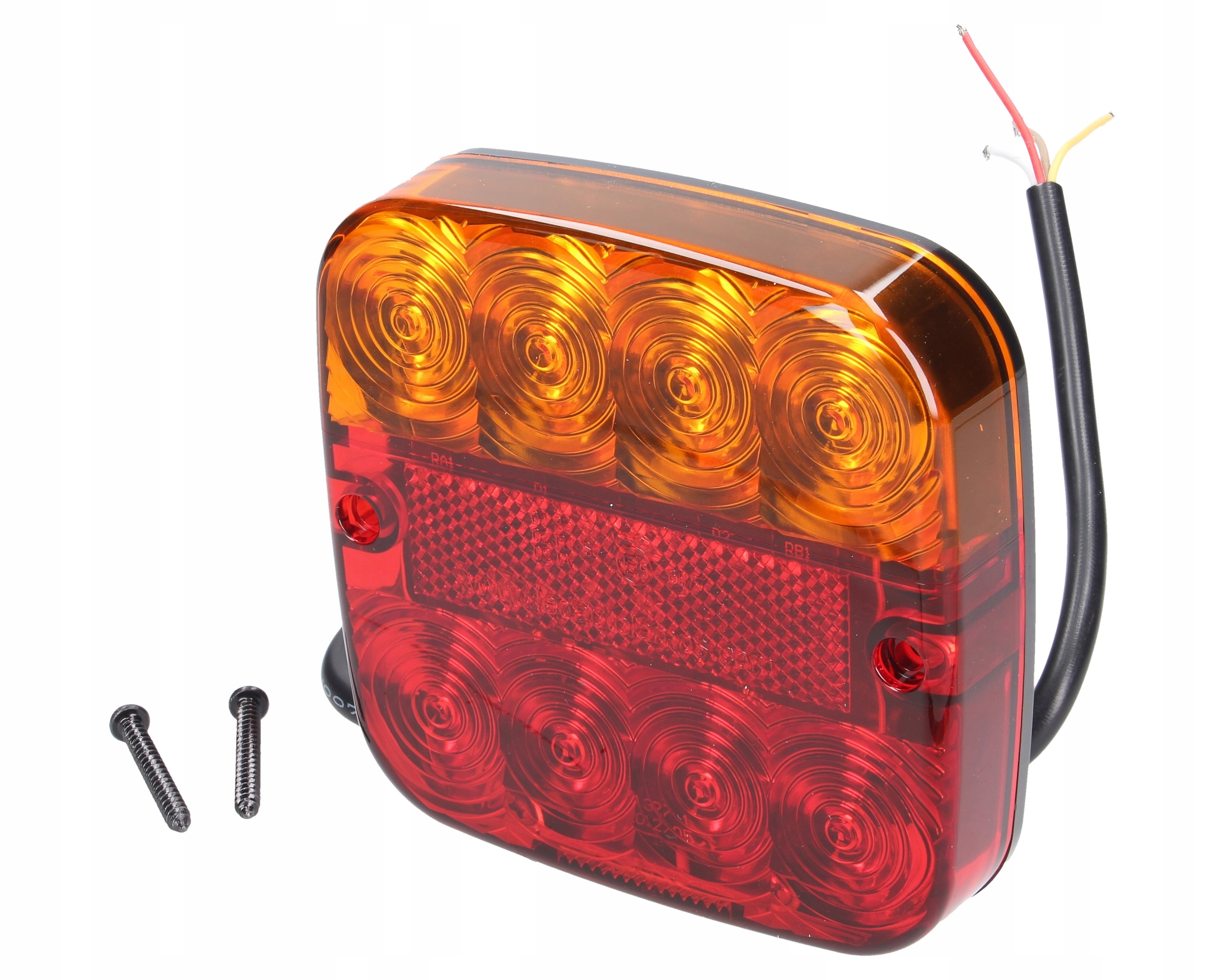 Led zadní světlo s registračním osvětlením 105x105