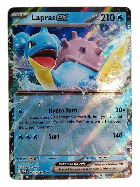 Karta Pokemon TCG Lapras EX (022/088) Perfect Order