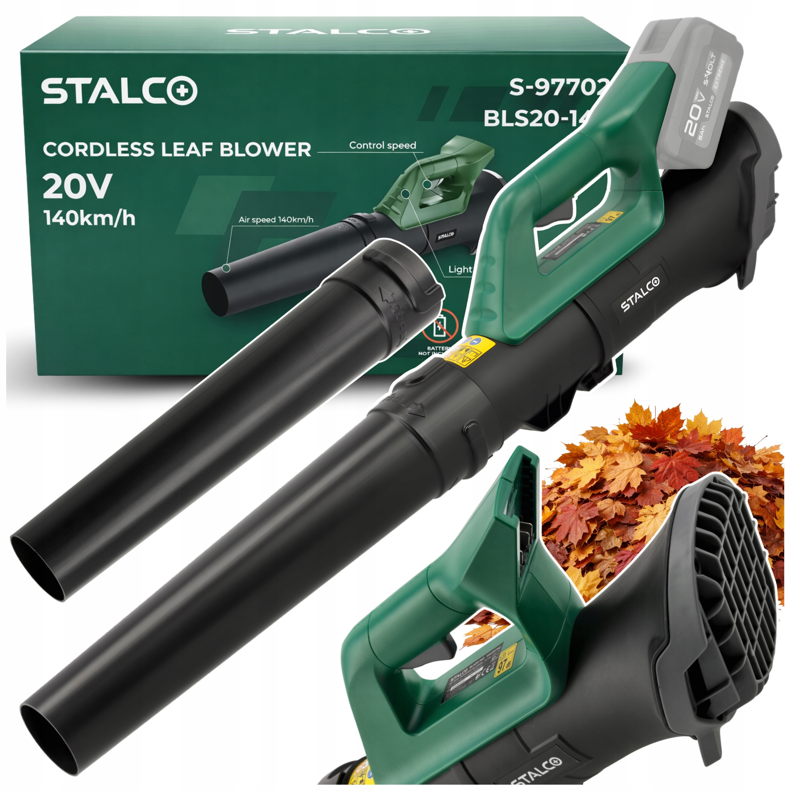 Akumulátorová Turbo Fúkačka Na Snehové Lístie, Záhradná, Odvlhčovanie Stalco