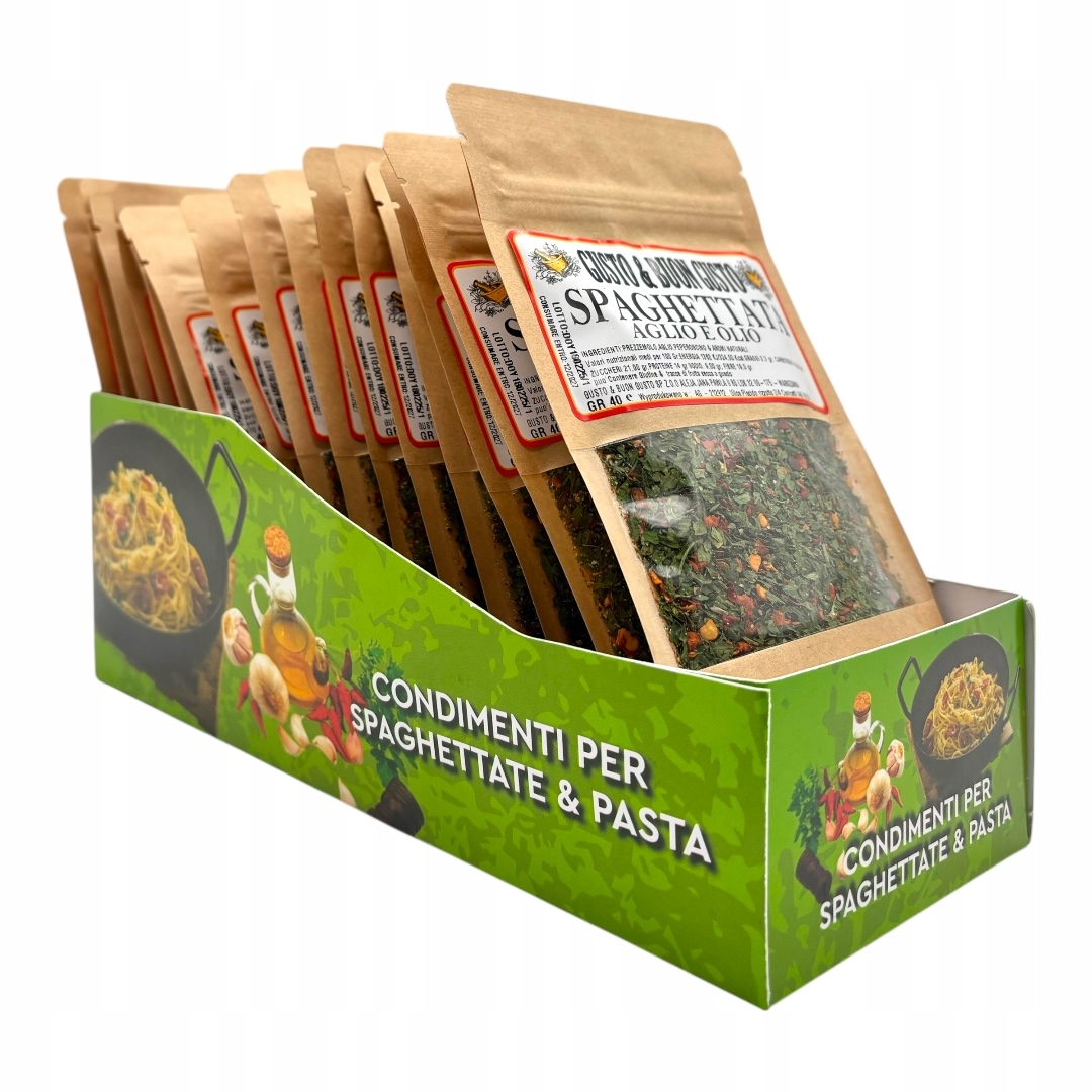 Levně Sada 15x – Spaghettata. Sicílie. Aglio, olio e peperoncino! Doypack 40 g