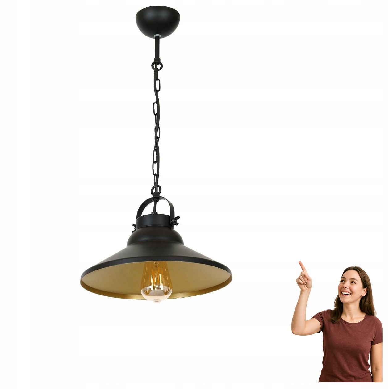 Závesná lampa Iron 6341 Luminex