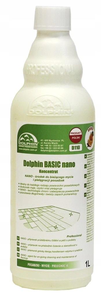

Dolphin Basic Nano Mycie i Pielęgnacja Podłóg 1L