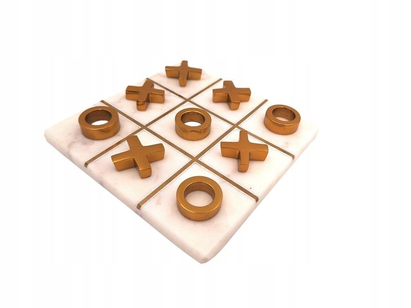 Kółko i krzyżyk na podstawie marmurowej 1598