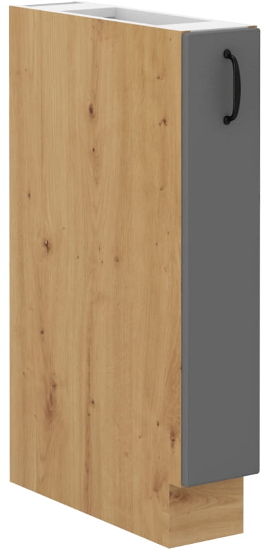 Kuchyňská Skříňka Cargo 15 CM Šedý Dub Artisan Stilo