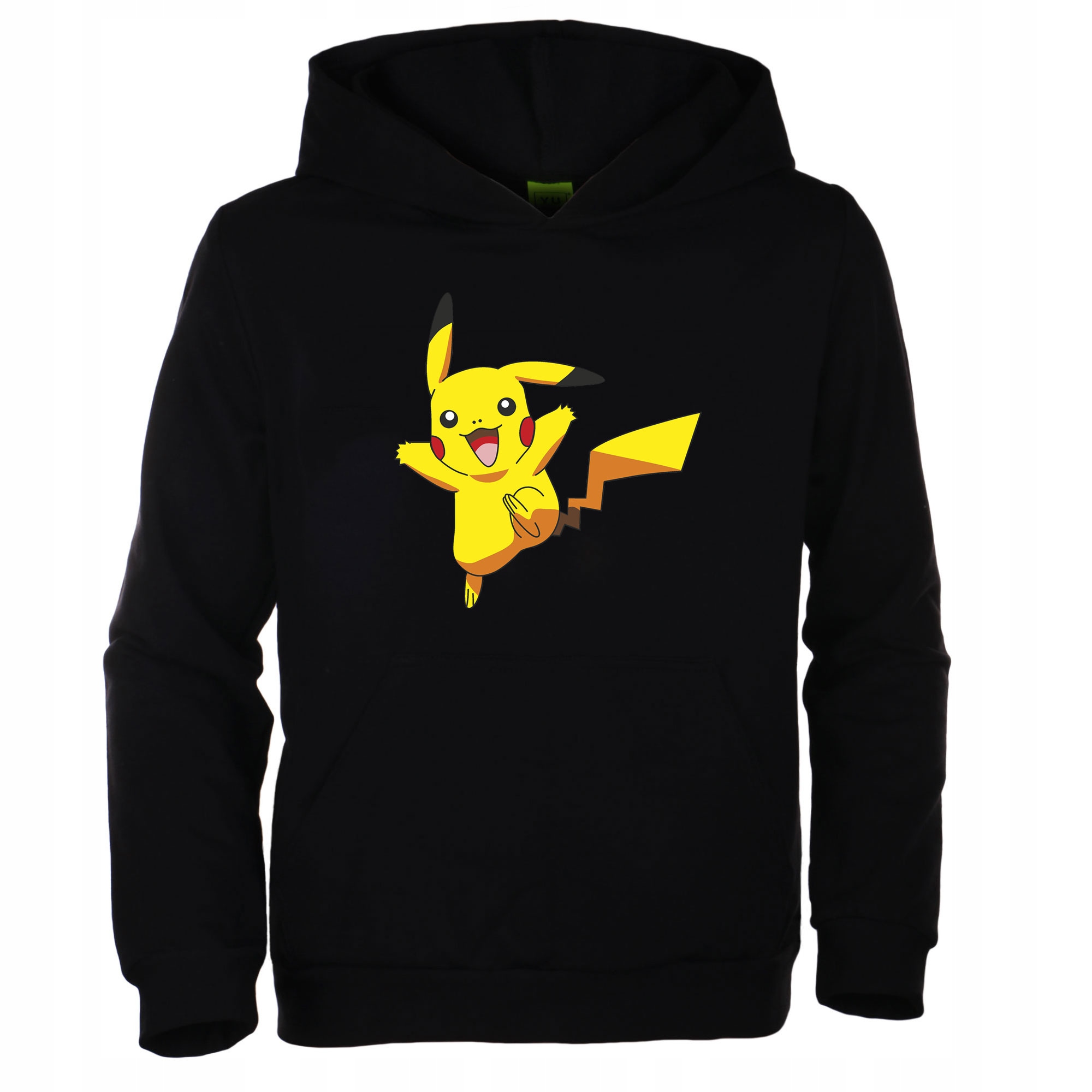 

Bluza Czarna Kaptur Kieszeń Pikachu 164/170