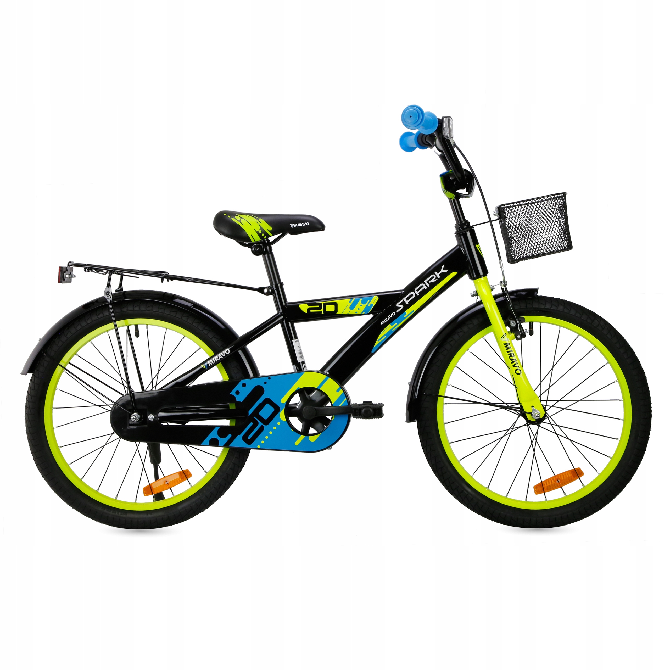 Rowerek Dziecięcy 20 Cali Miravo Rower Dla Chłopca Koszyk I Stopka
