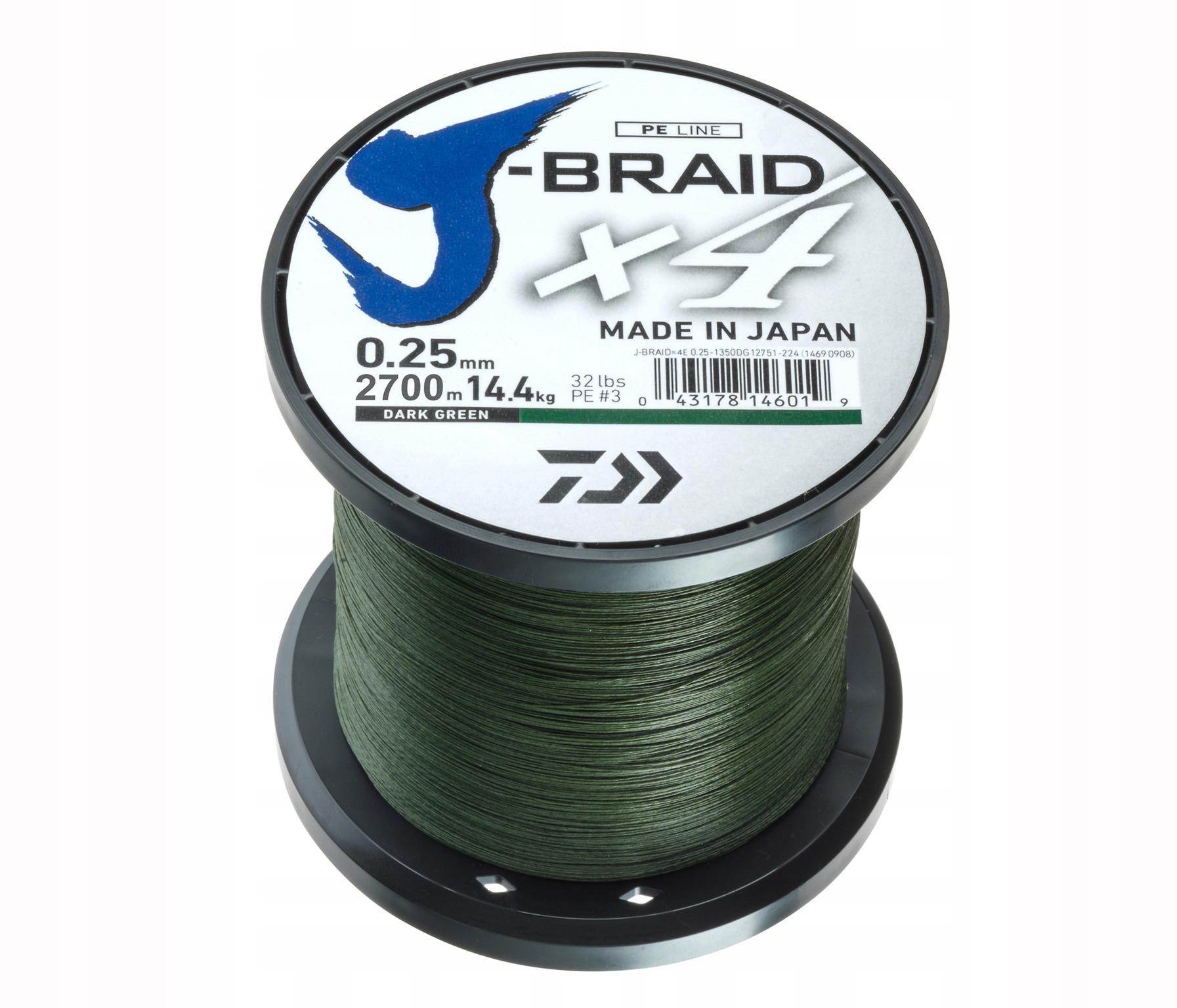 Plecionka Daiwa J-braid X4 0,13mm/2700 m