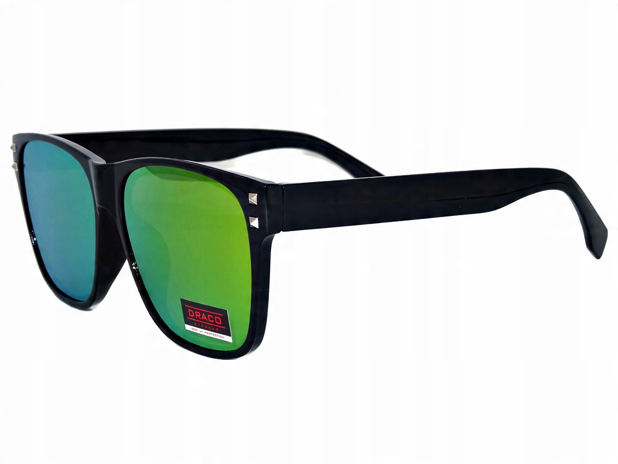 

Damskie okulary Słoneczne tęczowe z ćwiekami UV400