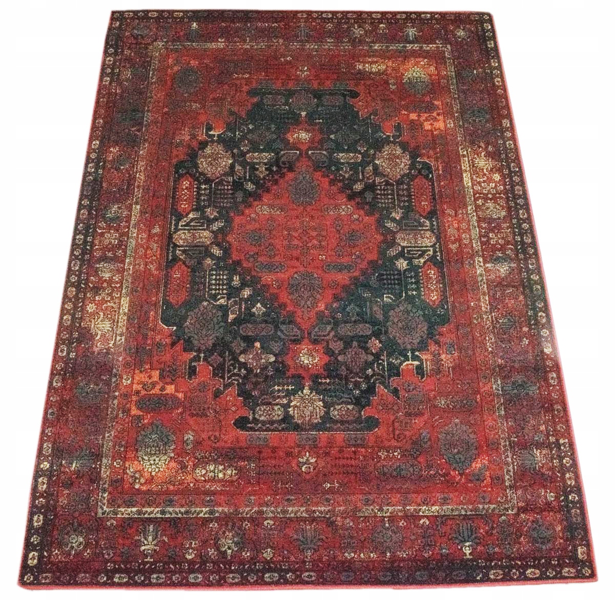 Dywan Dywilan Omega Harun navy Wełniany 2x3 m Naturalny 100% wełny