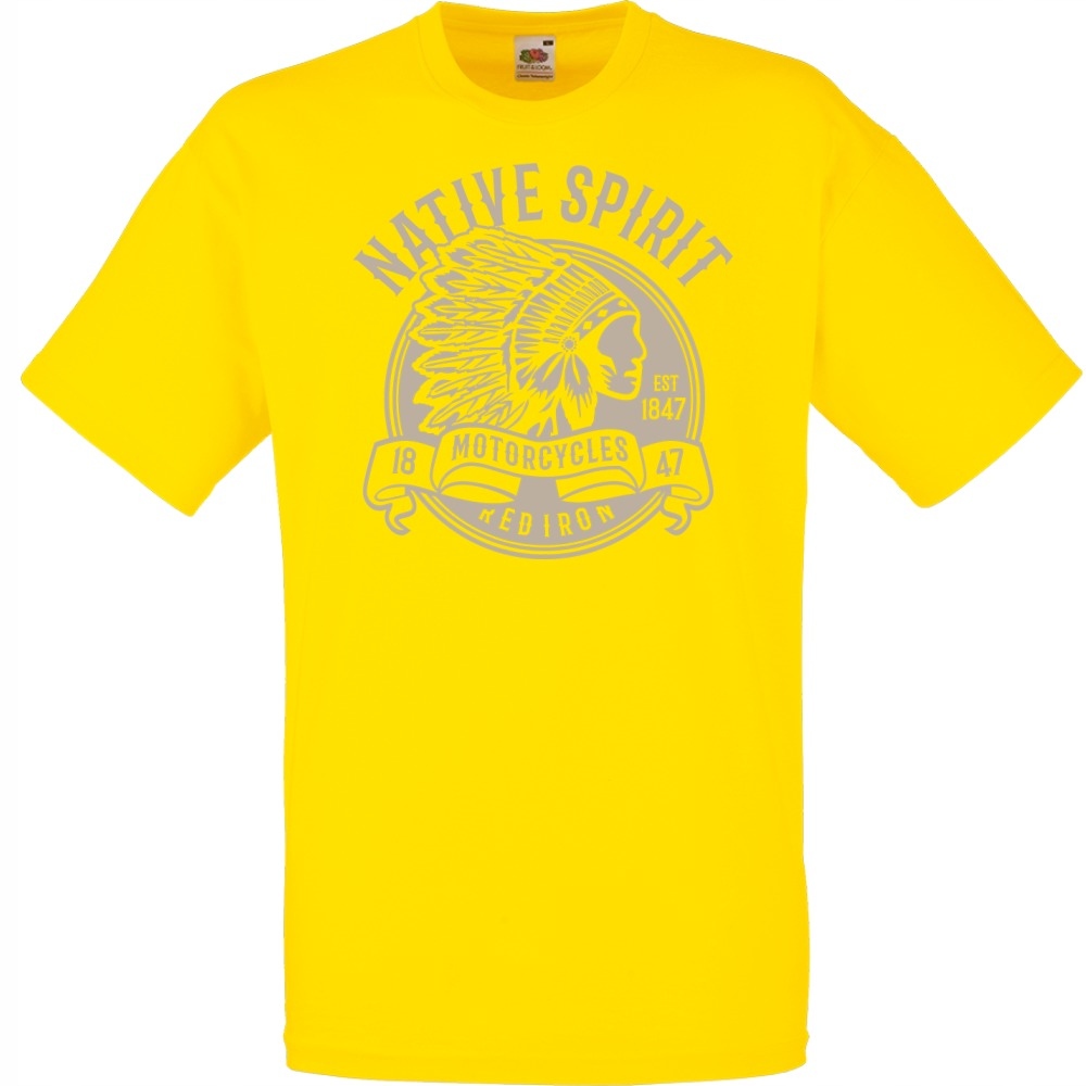 

Koszulka indianin motocycles native spirit S żółta