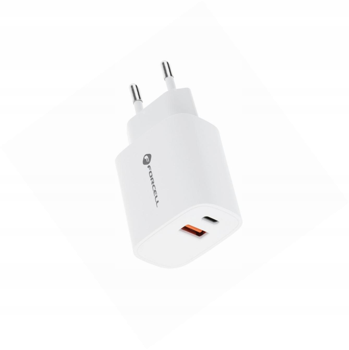 Szybka ładowarka 30W kostka 2 wejścia z kablem Usb-c do Samsung S21 Fe