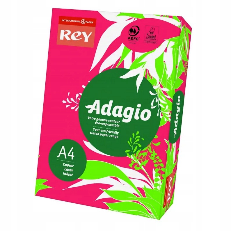

Papier Ksero Kolor A4/120 Rey Adagio Czerwony 250