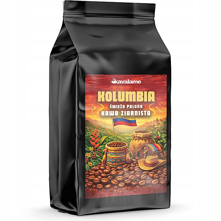 Káva zrnková Kolumbie Intense 1 kg Strong Espresso Blend čerstvě pražená