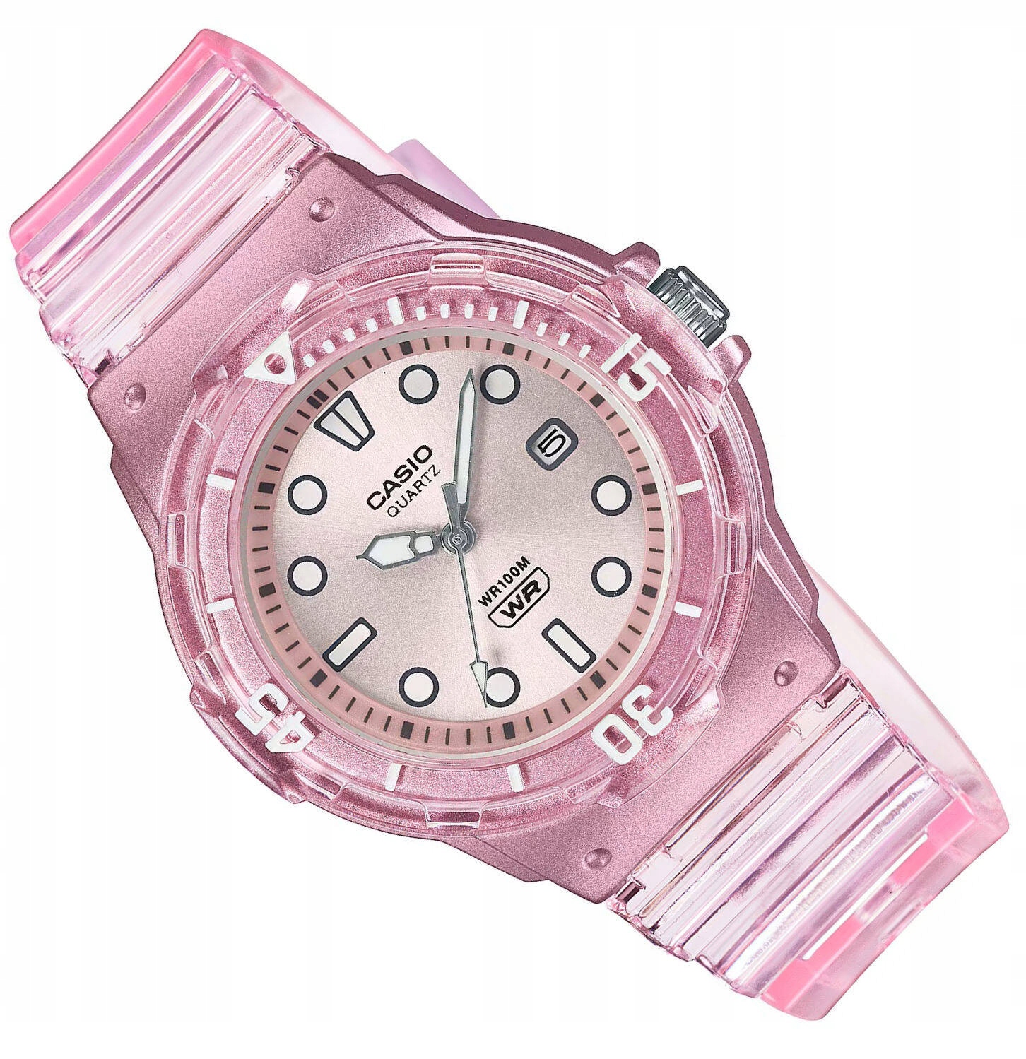 Růžové Vodotěsné Sportovní Hodinky Casio Fashion LRW-200HS -4EVEF