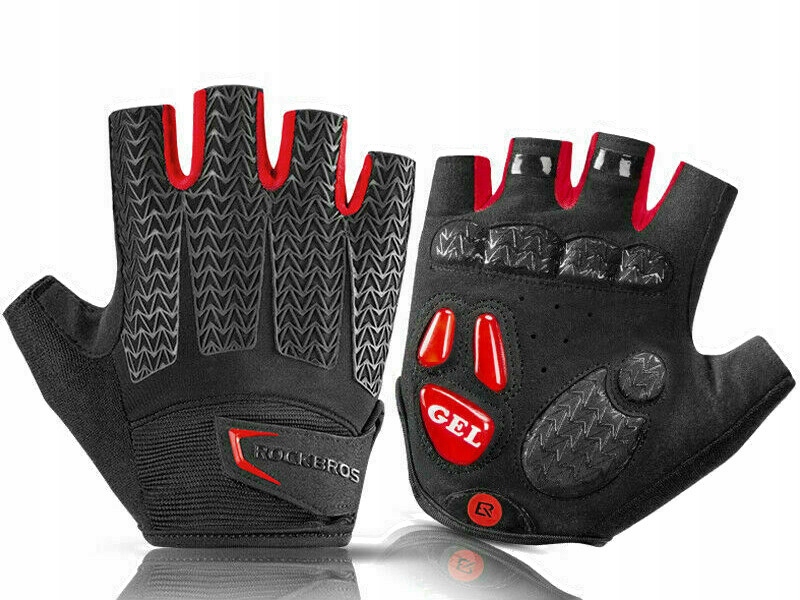 

Rękawiczki rowerowe Rockbros S169BR krótkie XL żel