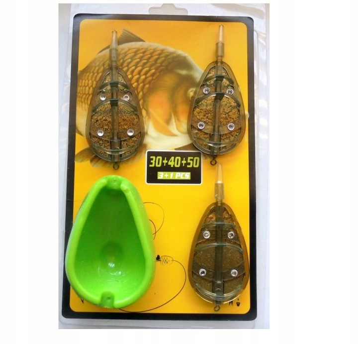 

Zestaw Koszyczków 3+1 Method Feeder 30+40+50+FORMA