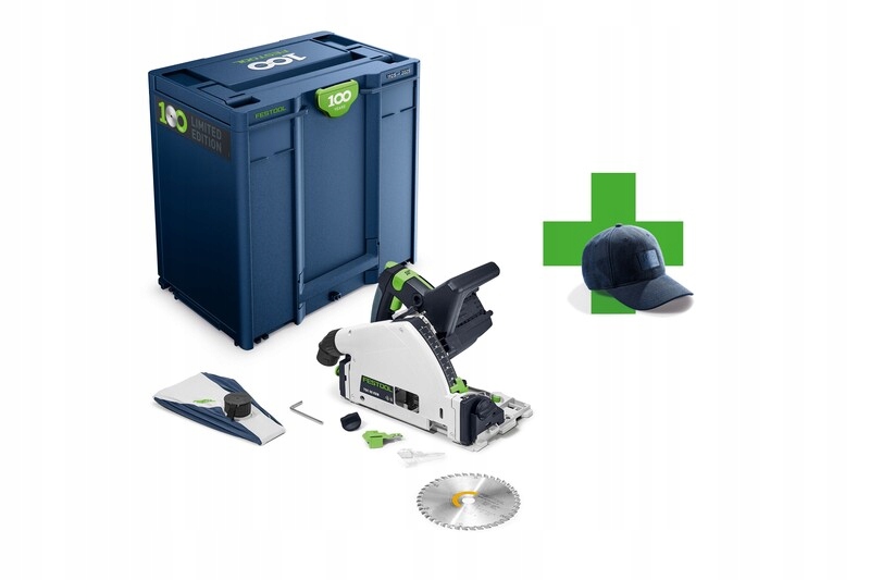 Festool Zagłębiarka 18V 160mm Tsc 55 KEB-Basic 100Y Limited Edition +Czapka