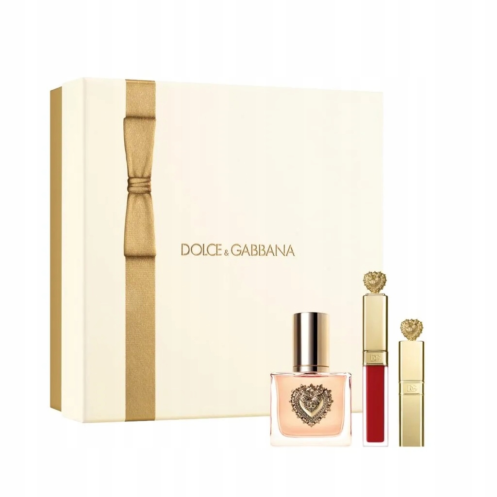 Sada Devotion: parfémovaná voda 30 ml, inkoust 4 ml, rtěnka 5 ml Dolce & Gabba