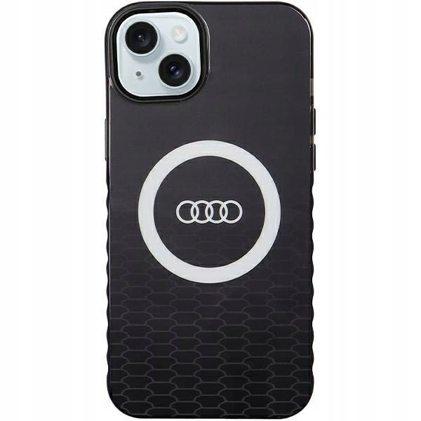 Audi IML Big Logo MagSafe Case iPhone 15 Plus 14 Plus 6.7" czarny/bl