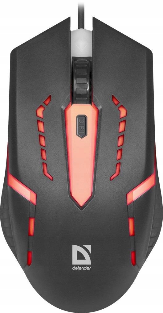 Mysz przewodowa Defender Flash MB-600L 1200dpi 4P Led