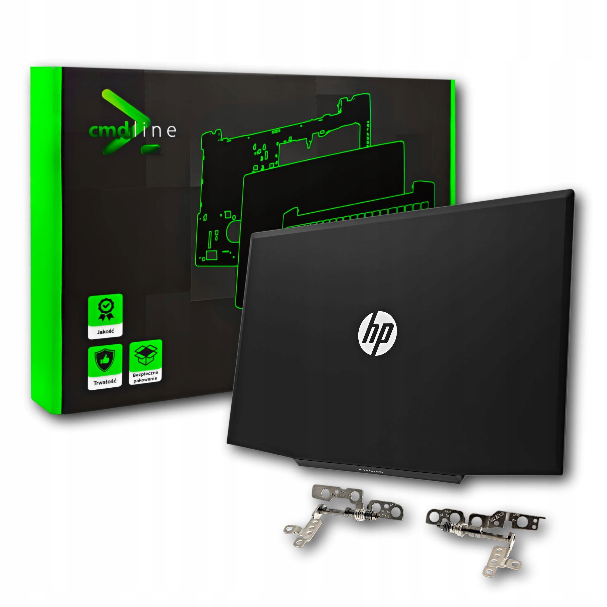 Obudowa Matrycy Klapa Zawiasy Do Hp Pavilion 15-CX 15CX Blk