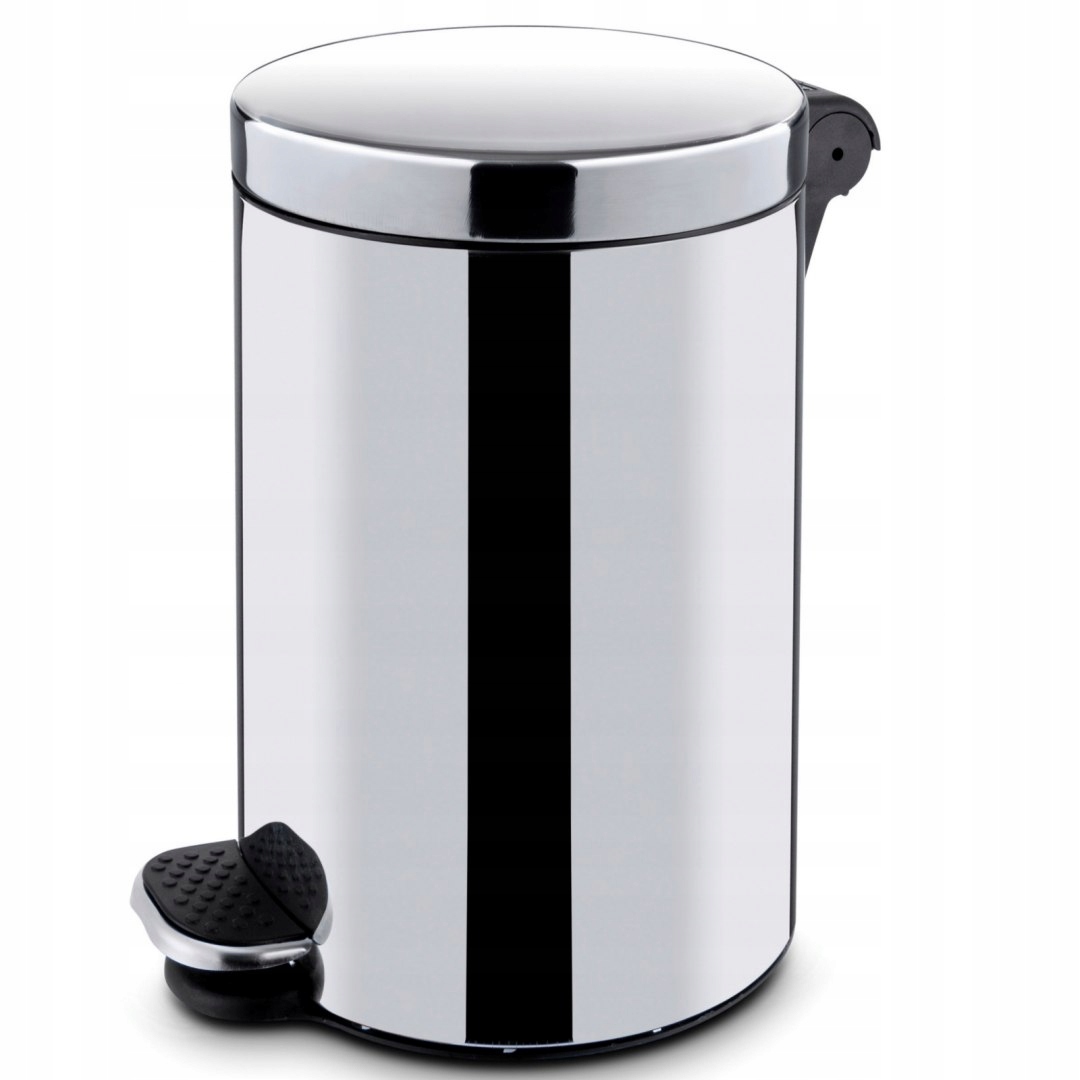 KOSZ NA ŚMIECI DO KUCHNI BIURA POKOJU STALOWY 20L